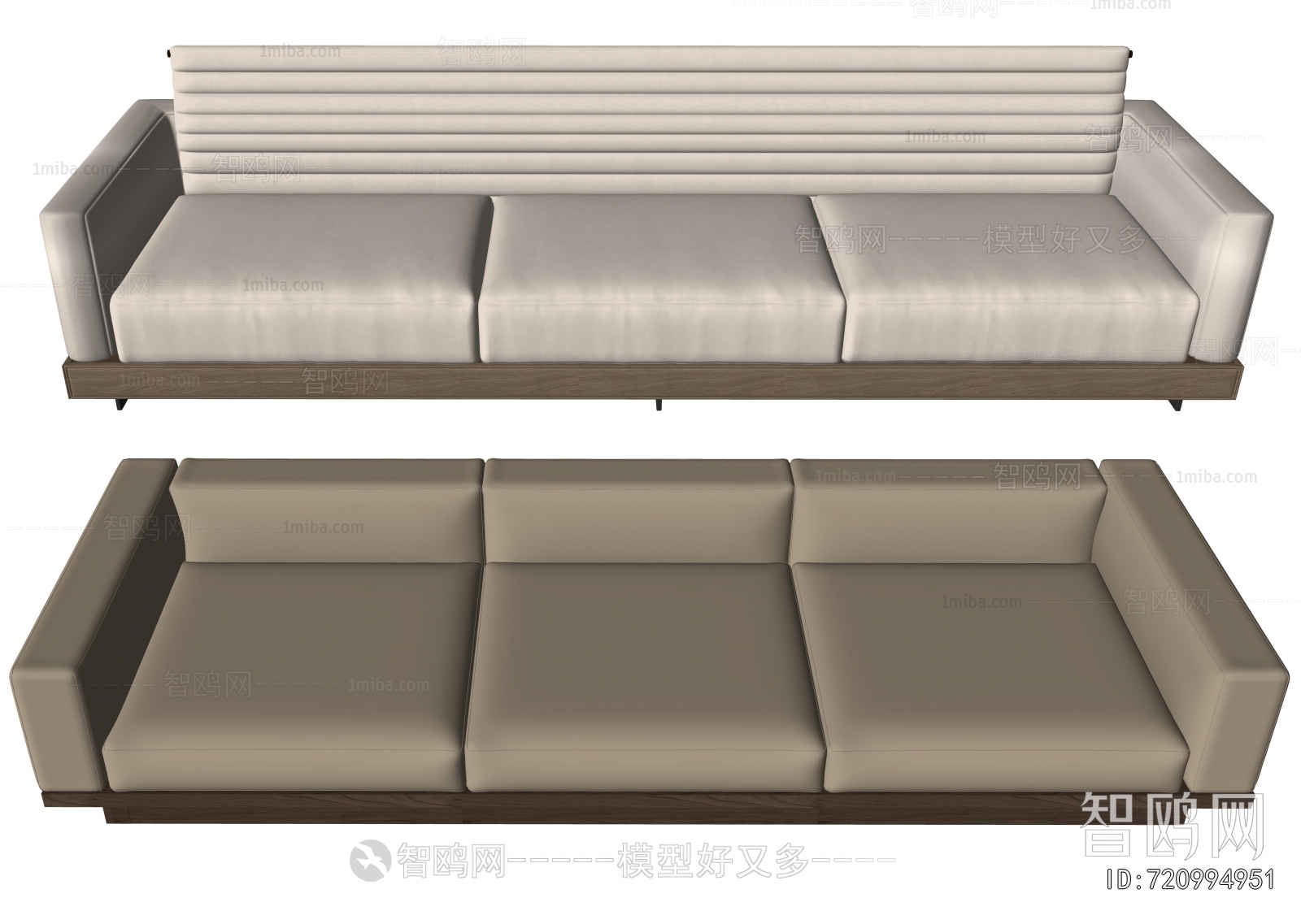 Modern Three-seat Sofa