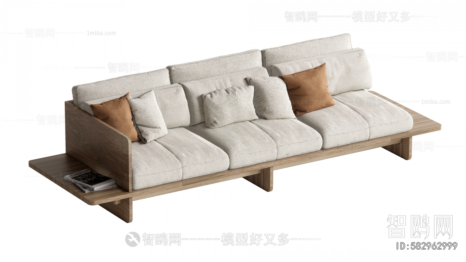 Modern Three-seat Sofa