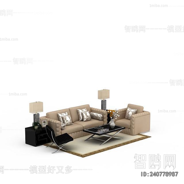 European Style Sofa Combination