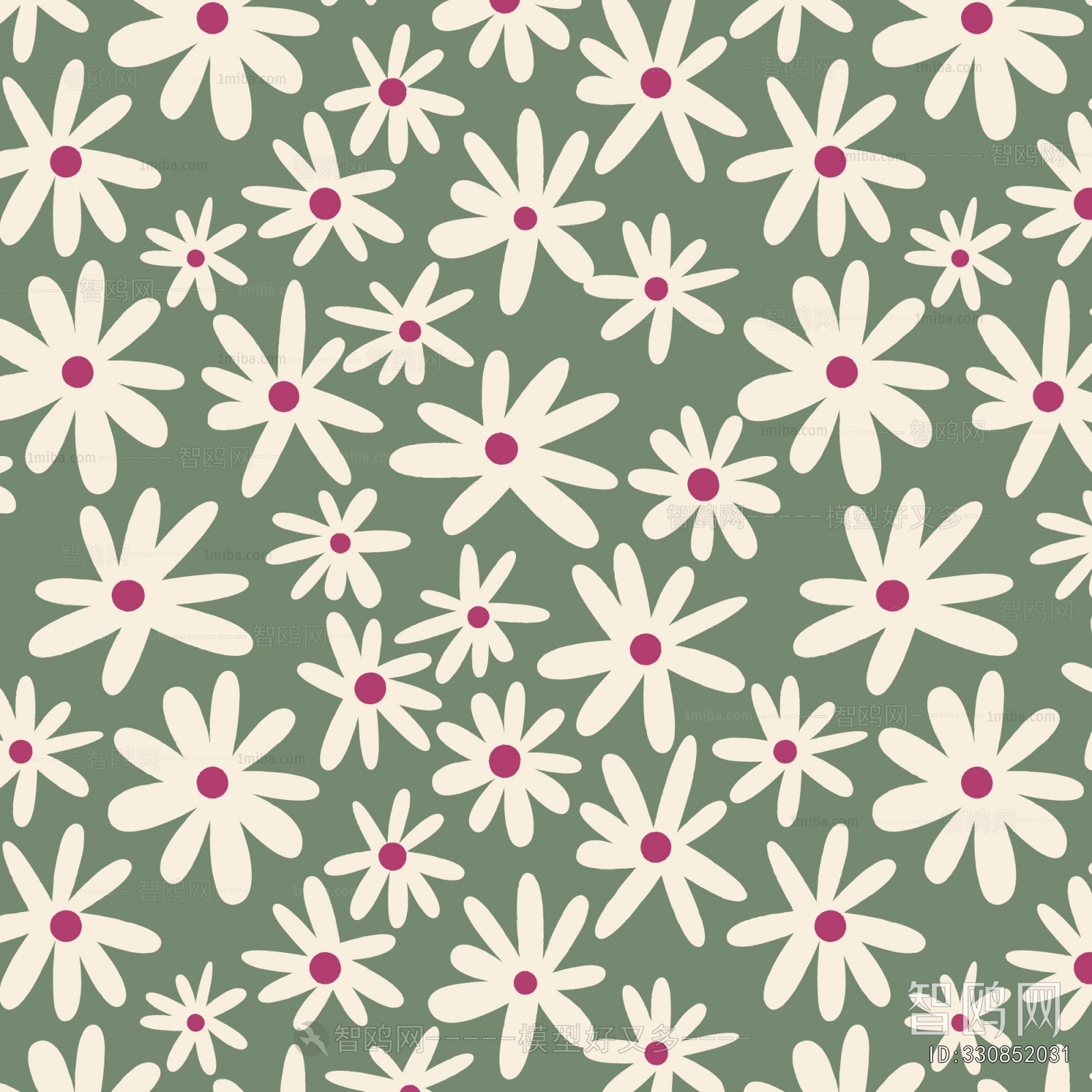 Animal And Plant Pattern Wallpaper