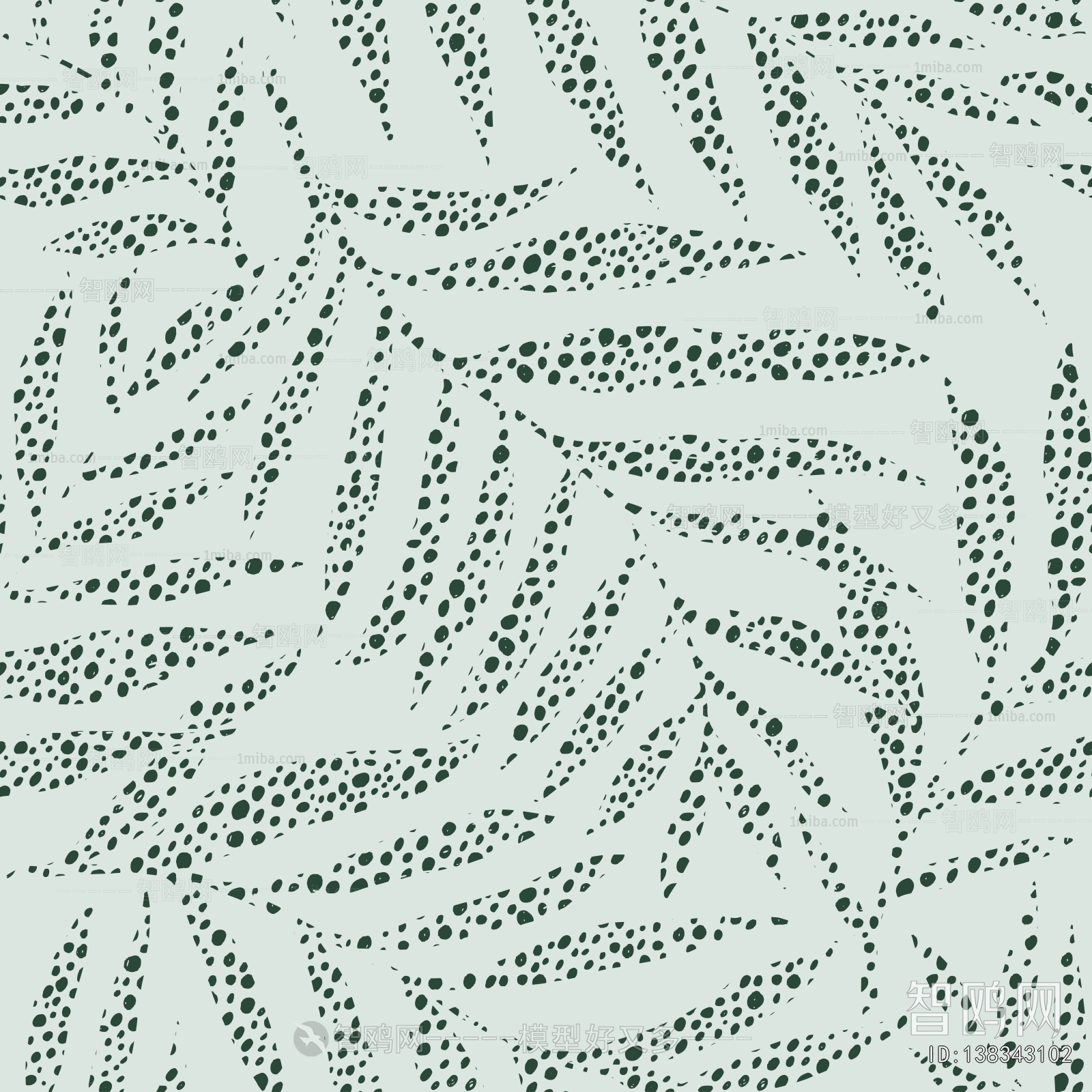 Animal And Plant Pattern Wallpaper