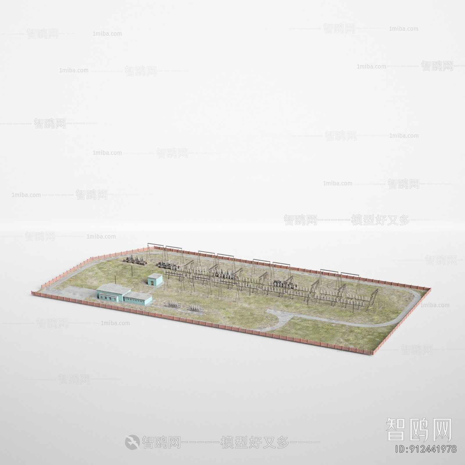 Modern Architectural Bird's-eye View Planning