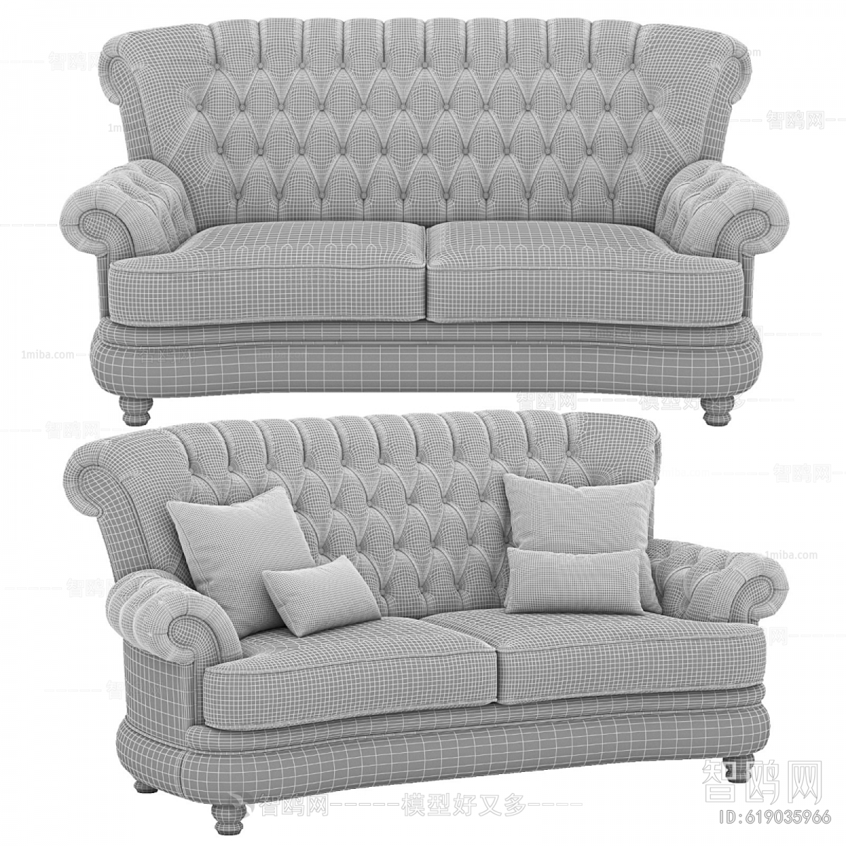 American Style A Sofa For Two