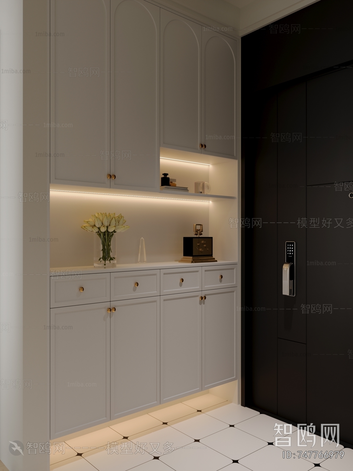 French Style Shoe Cabinet