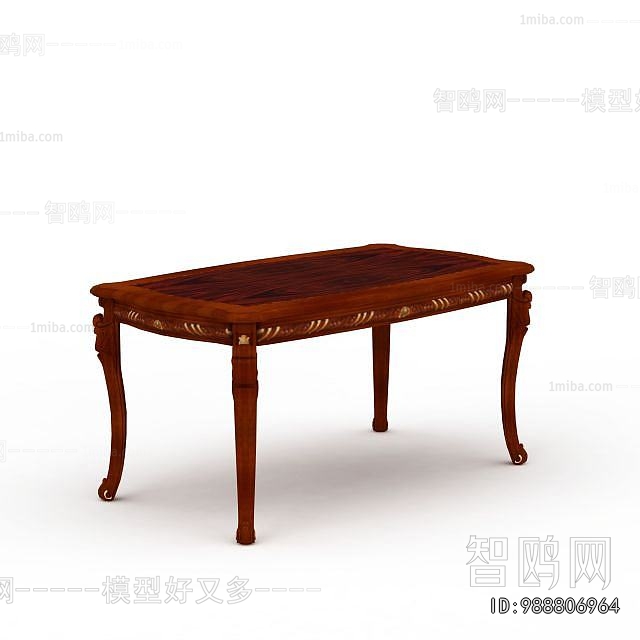 Simple European Style Dining Table