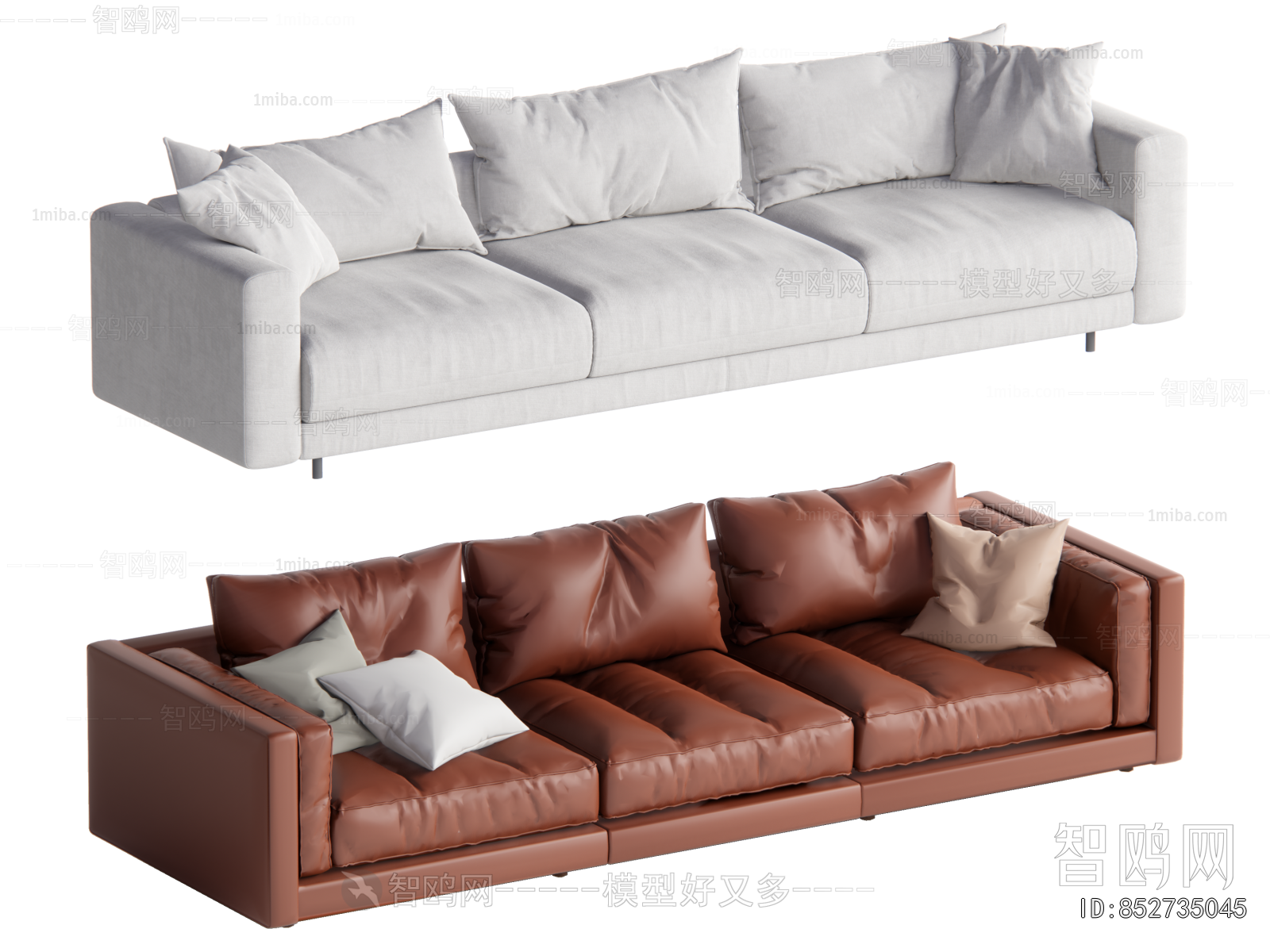 Modern Three-seat Sofa