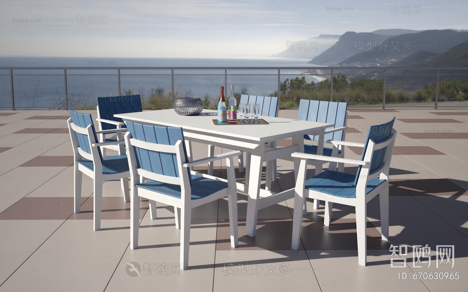 Mediterranean Style Outdoor Tables And Chairs