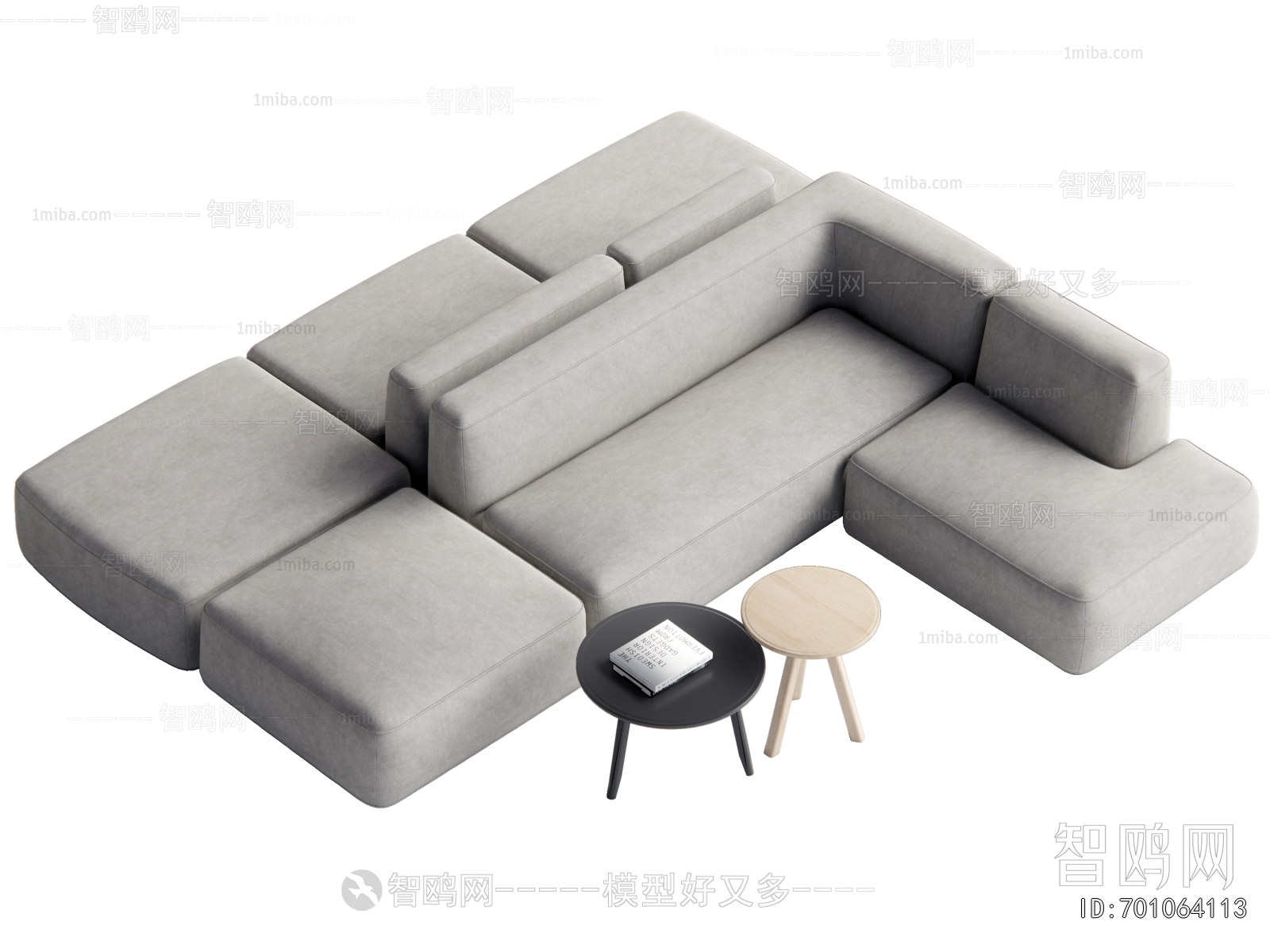 Modern Multi Person Sofa