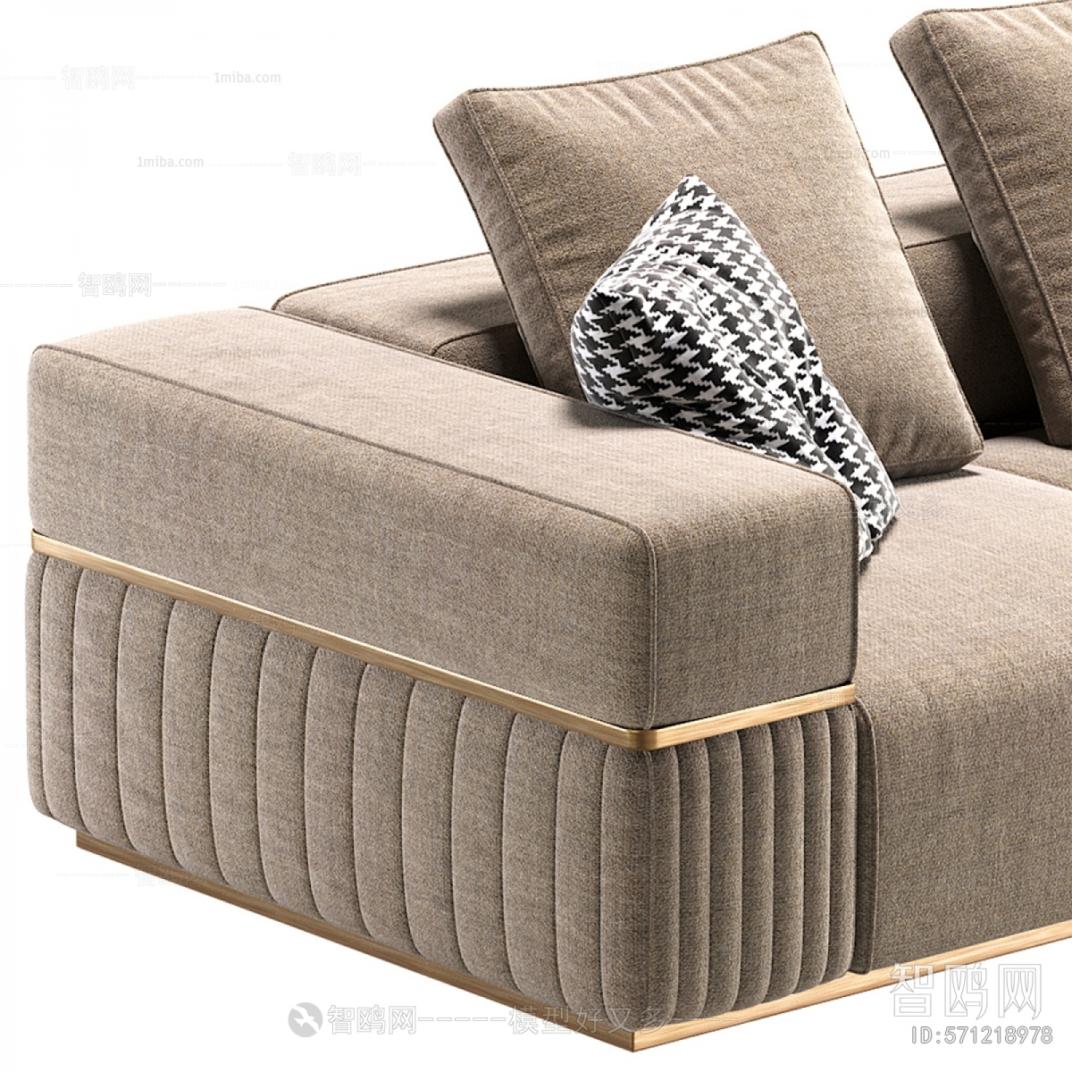Modern Three-seat Sofa