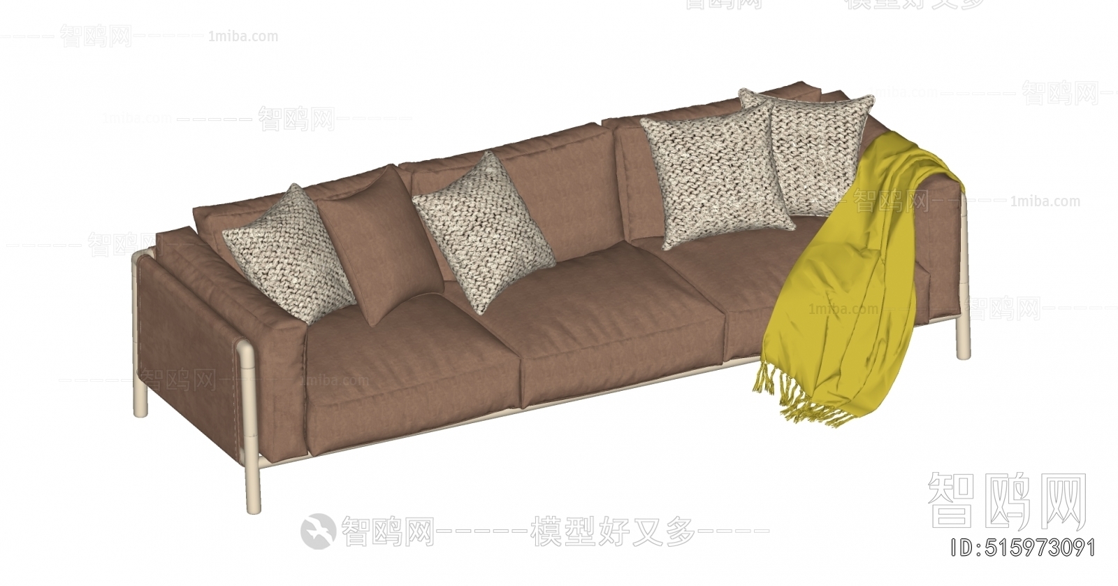 Modern Three-seat Sofa