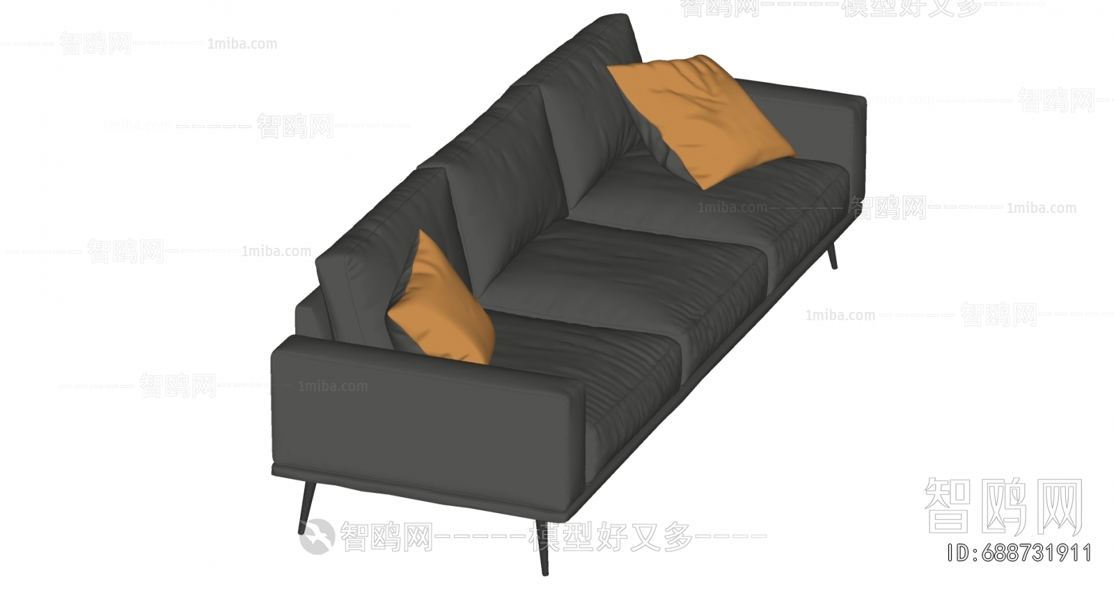 Modern Three-seat Sofa