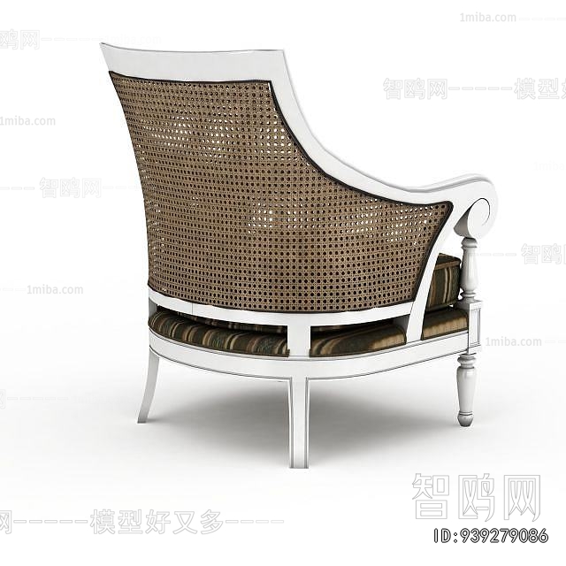 Simple European Style Single Sofa