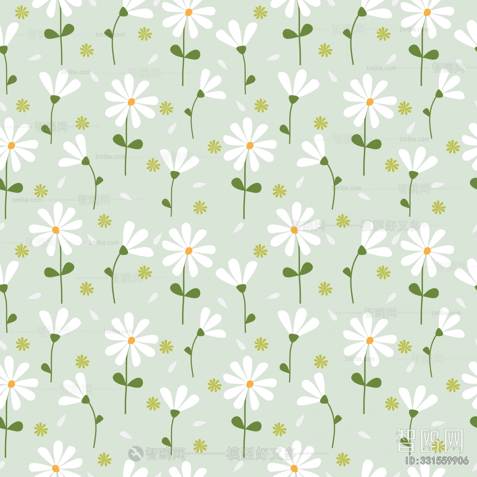 Animal And Plant Pattern Wallpaper