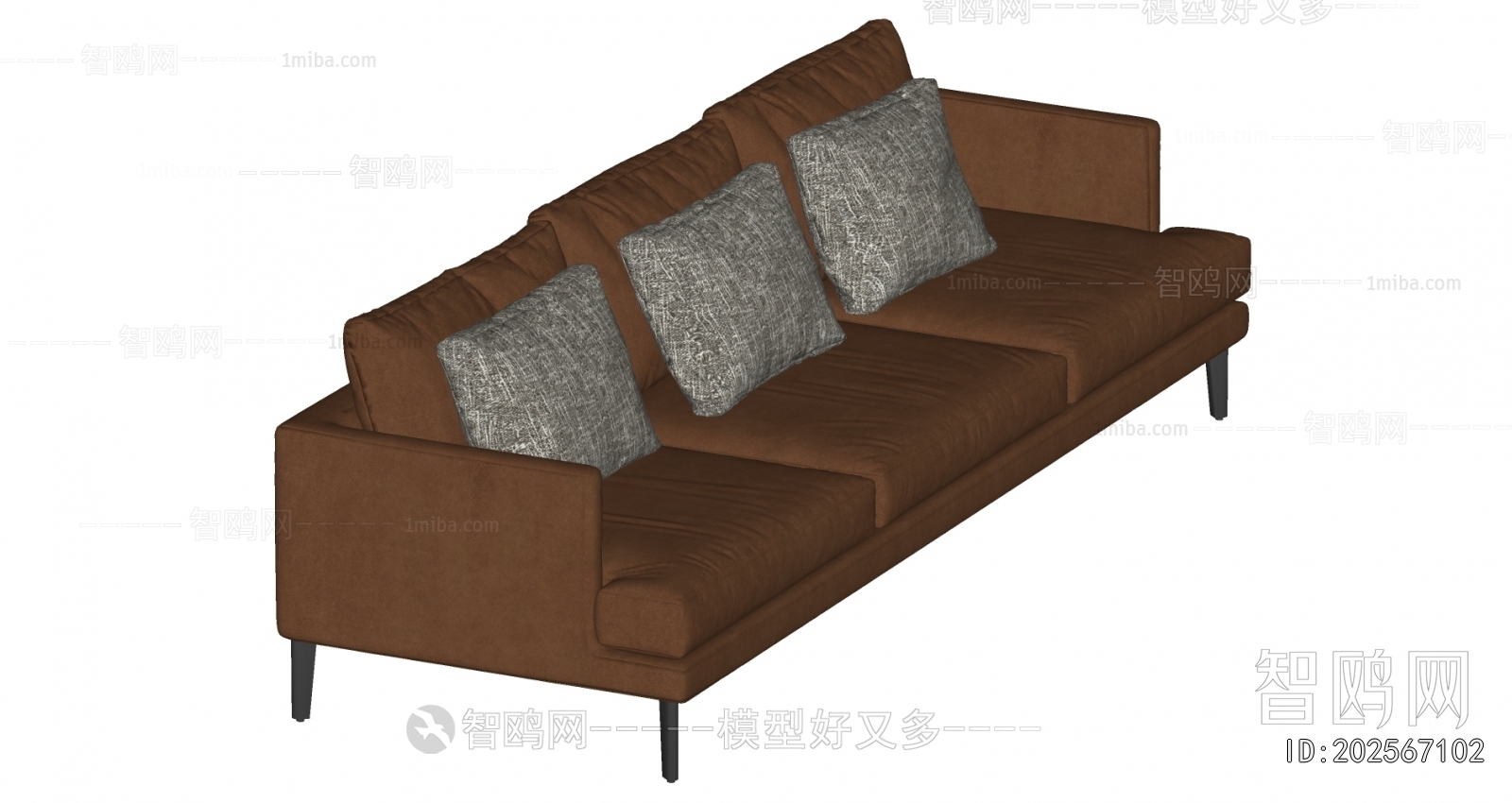 Modern Three-seat Sofa