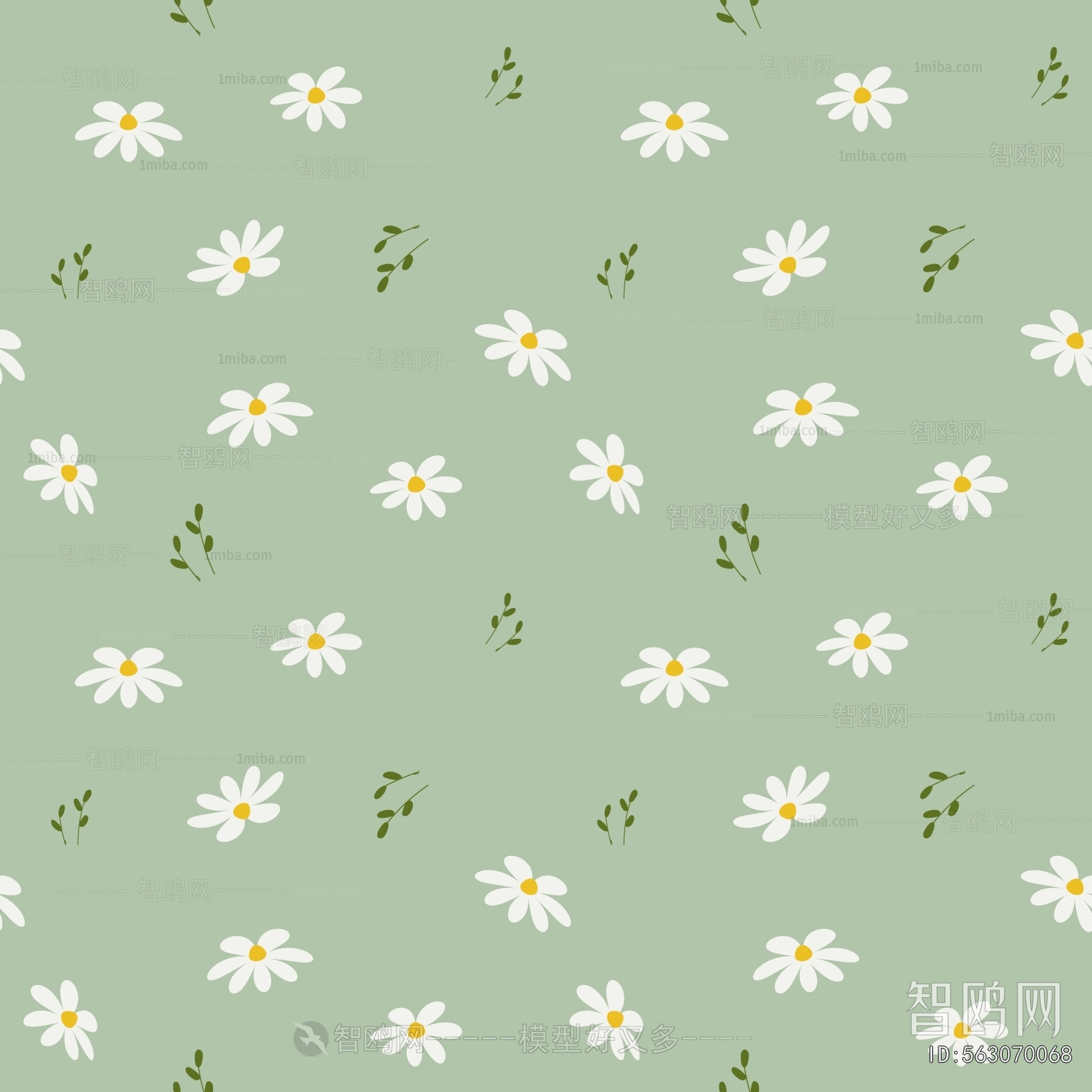 Animal And Plant Pattern Wallpaper