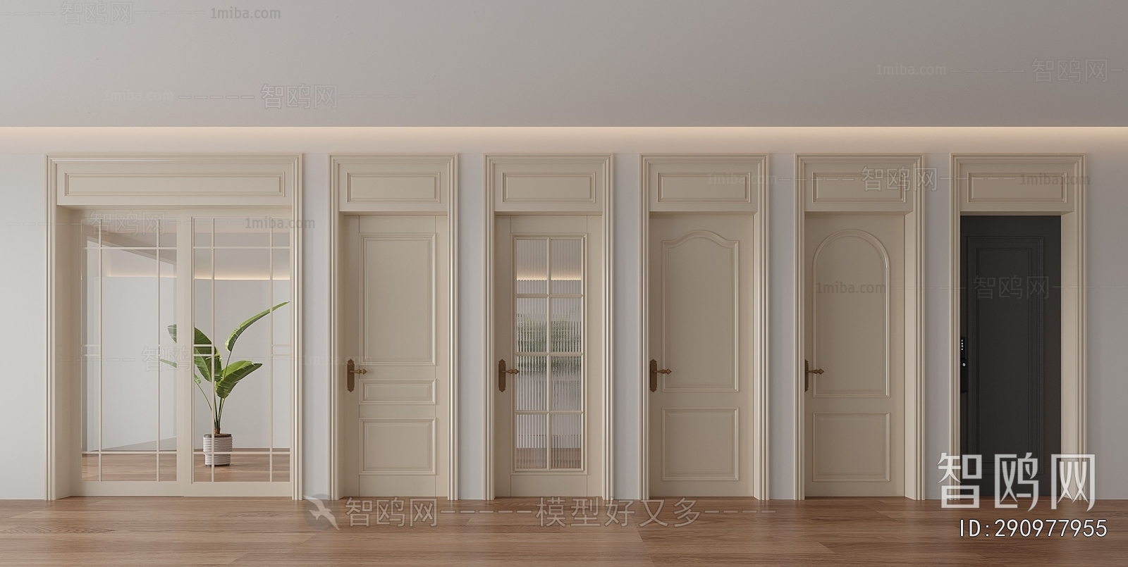 French Style Single Door