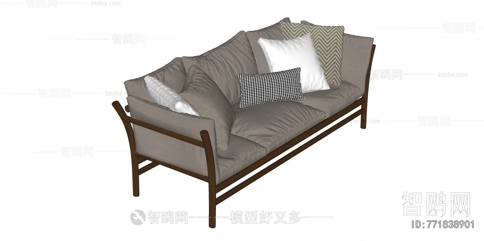 Modern Three-seat Sofa