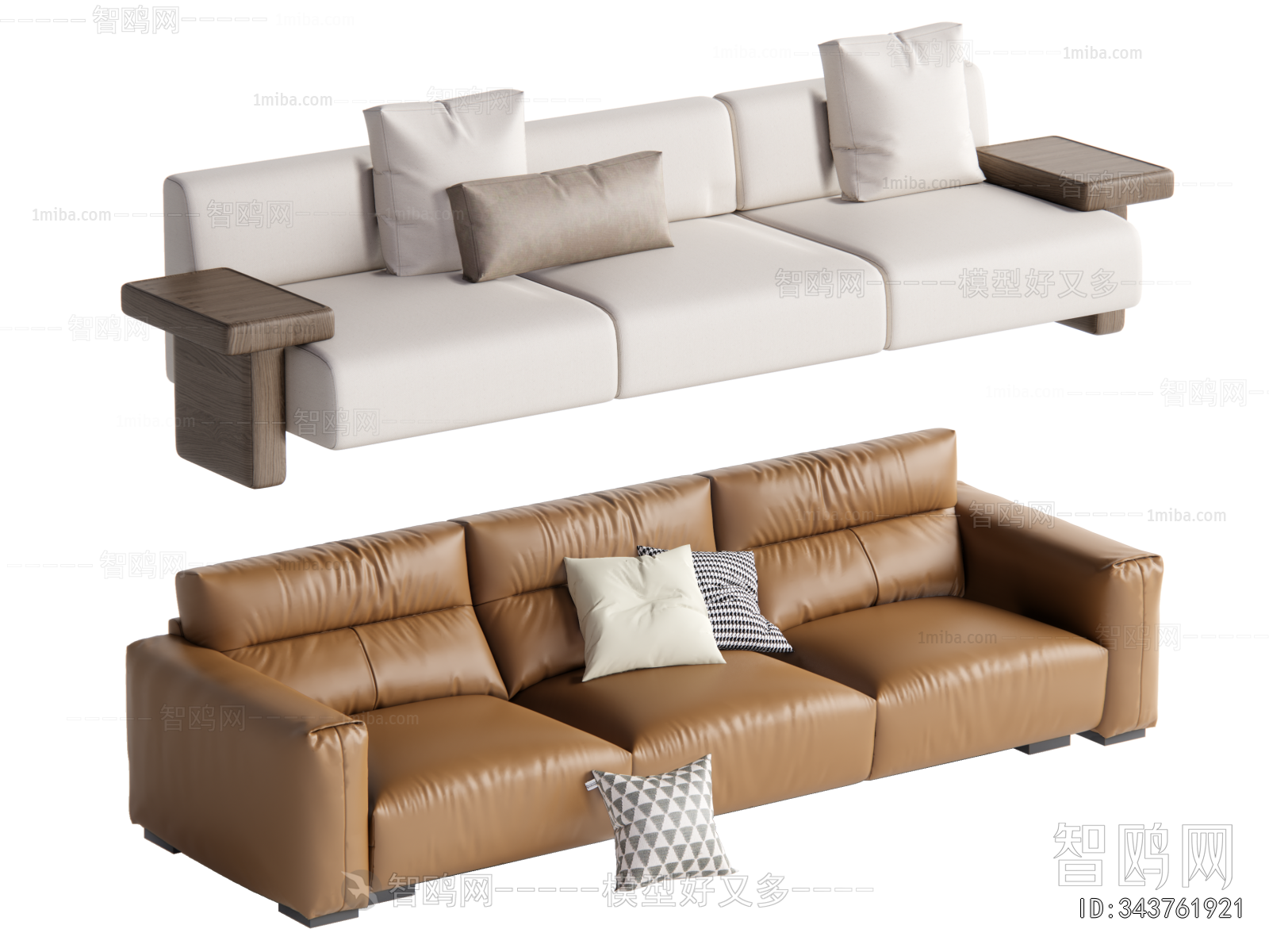 Modern Three-seat Sofa
