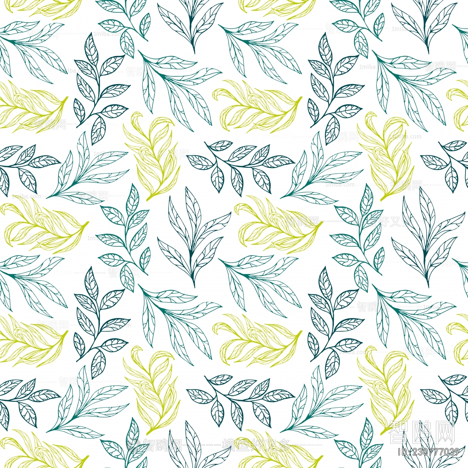 Animal And Plant Pattern Wallpaper
