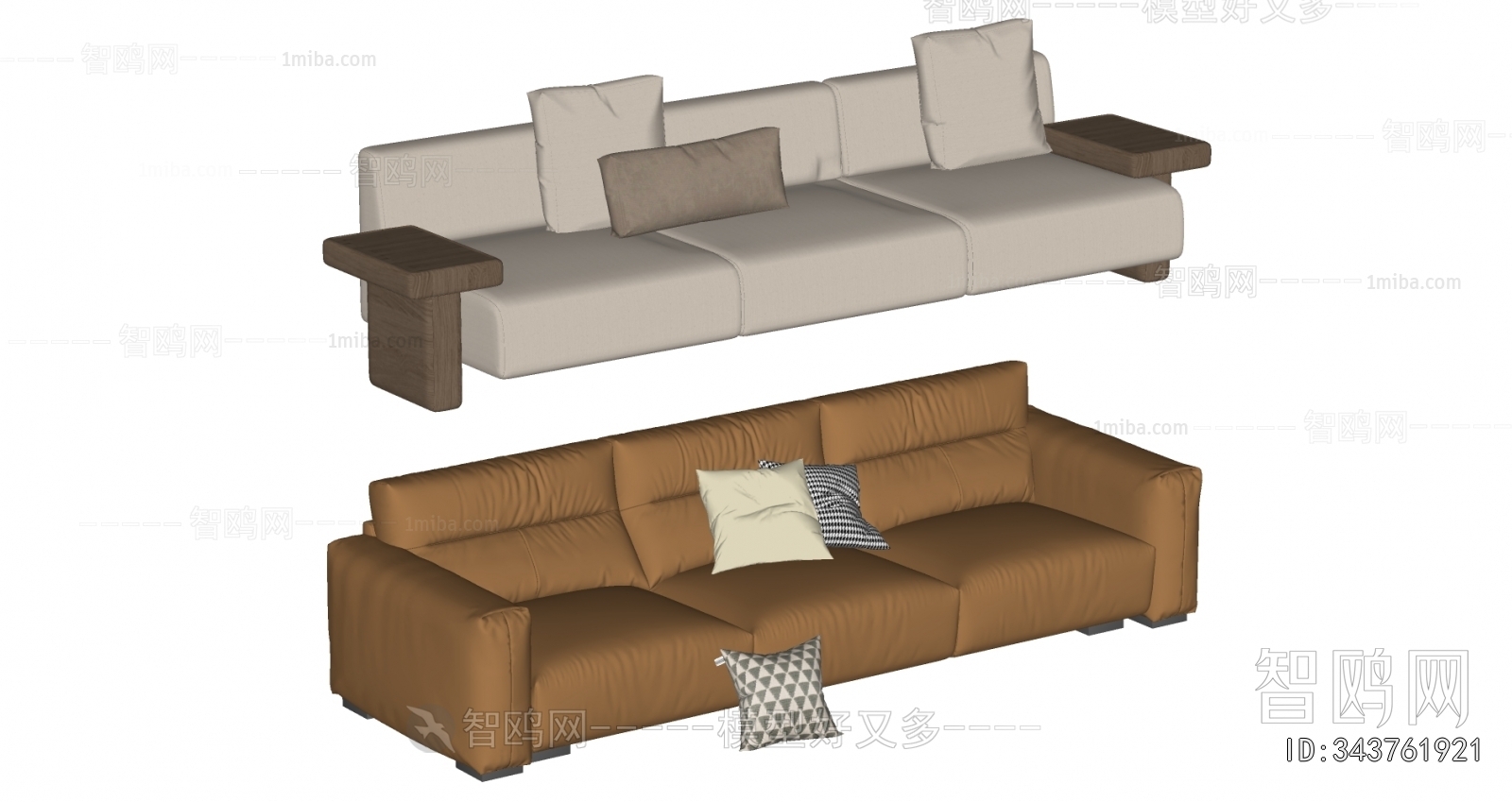 Modern Three-seat Sofa