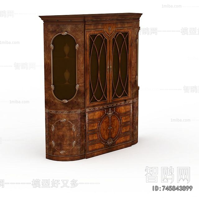 European Style Wine Cabinet