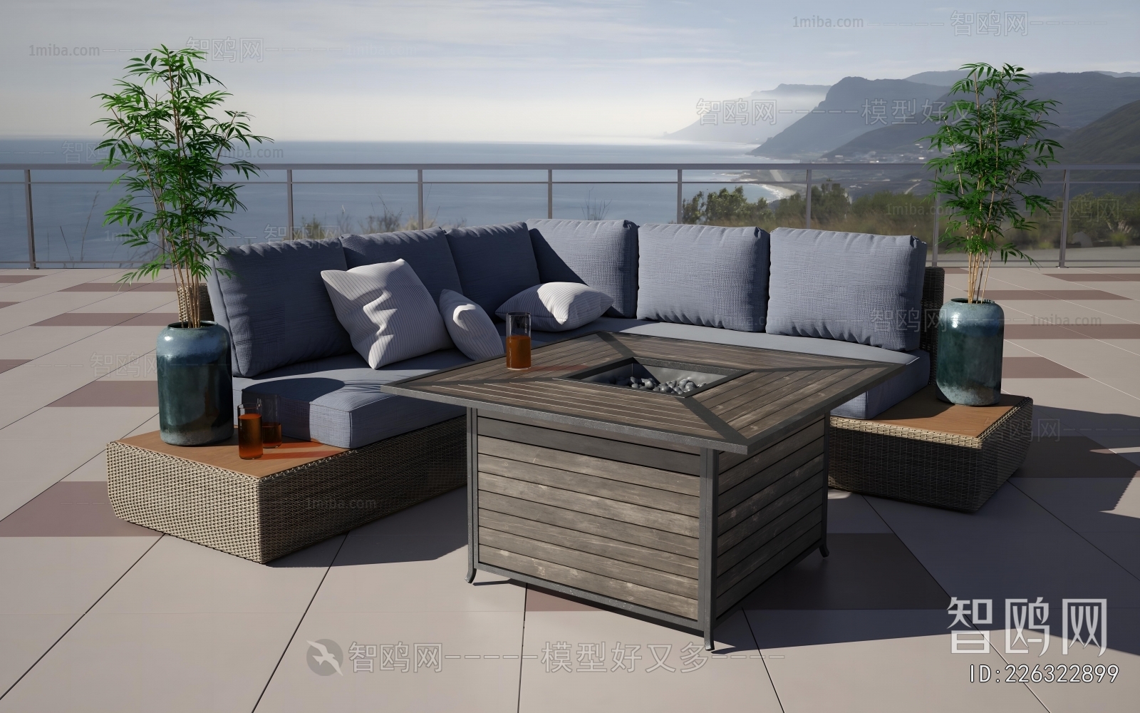 Modern Outdoor Sofa