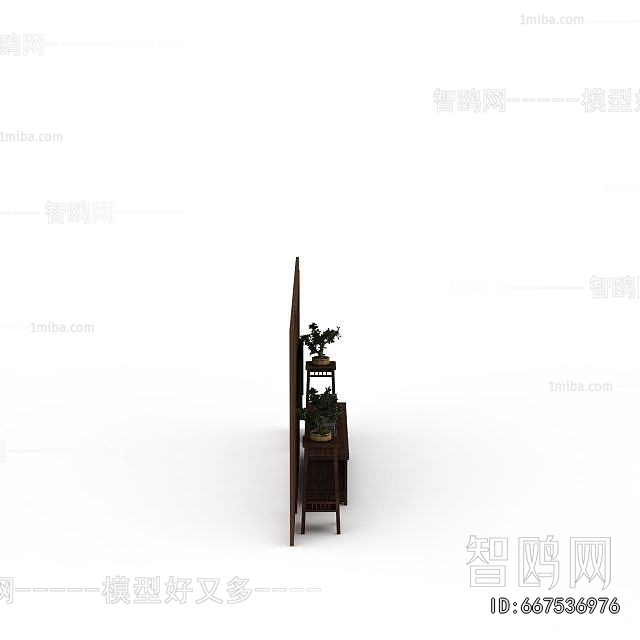 New Chinese Style TV Wall