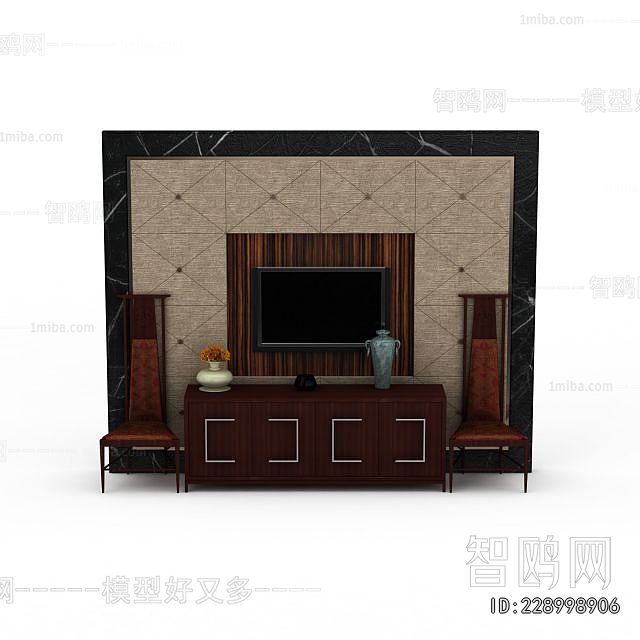 American Style TV Wall