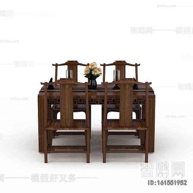New Chinese Style Dining Table And Chairs