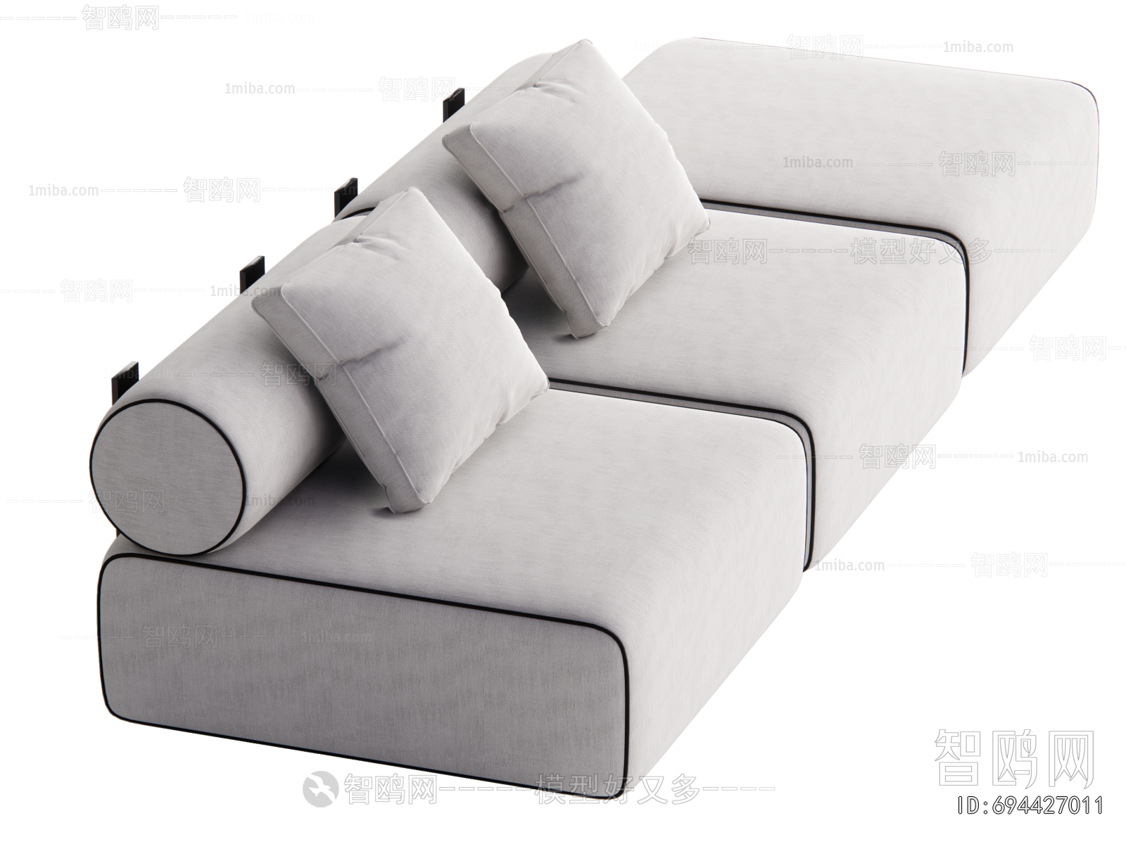 Modern Three-seat Sofa
