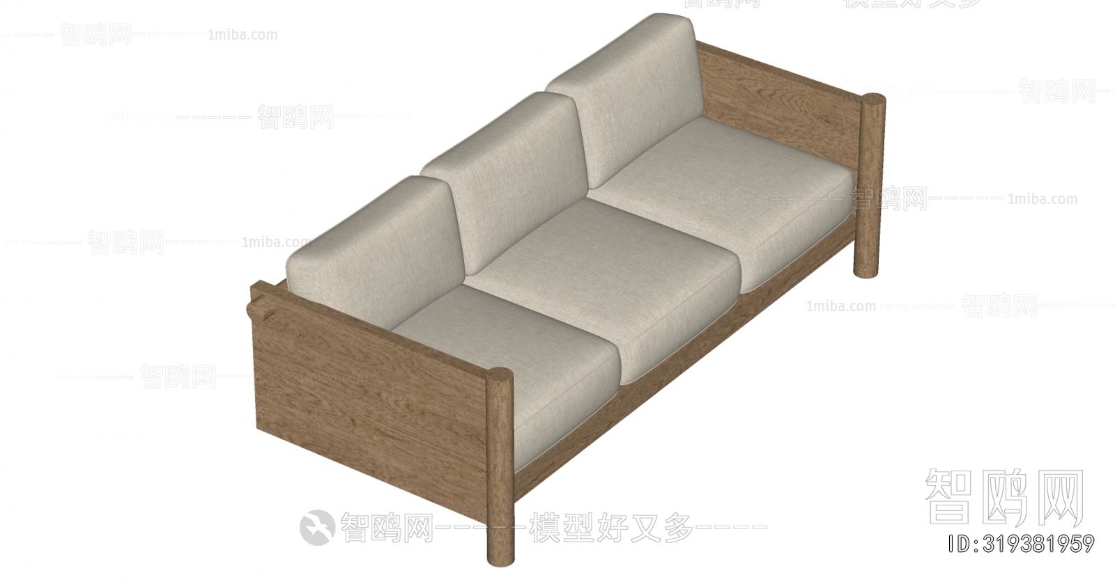 Modern Three-seat Sofa