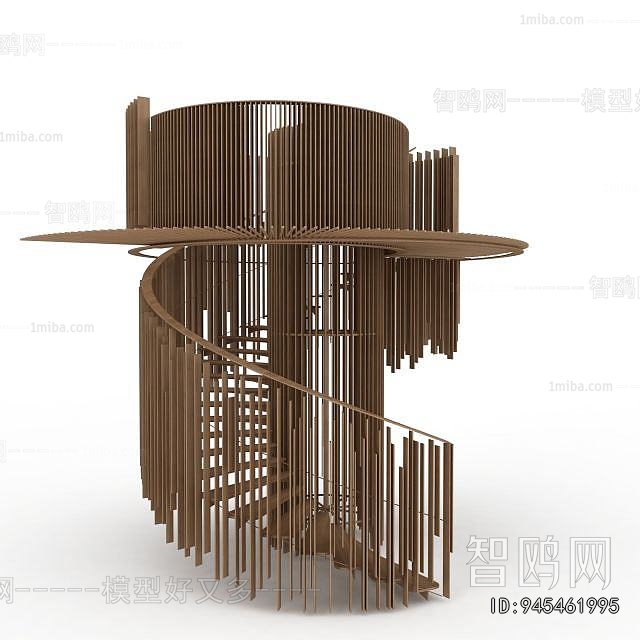 Modern Rotating Staircase