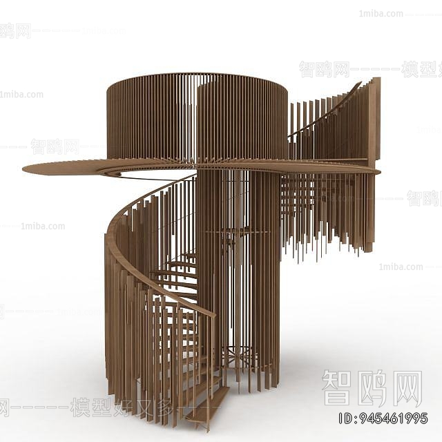 Modern Rotating Staircase