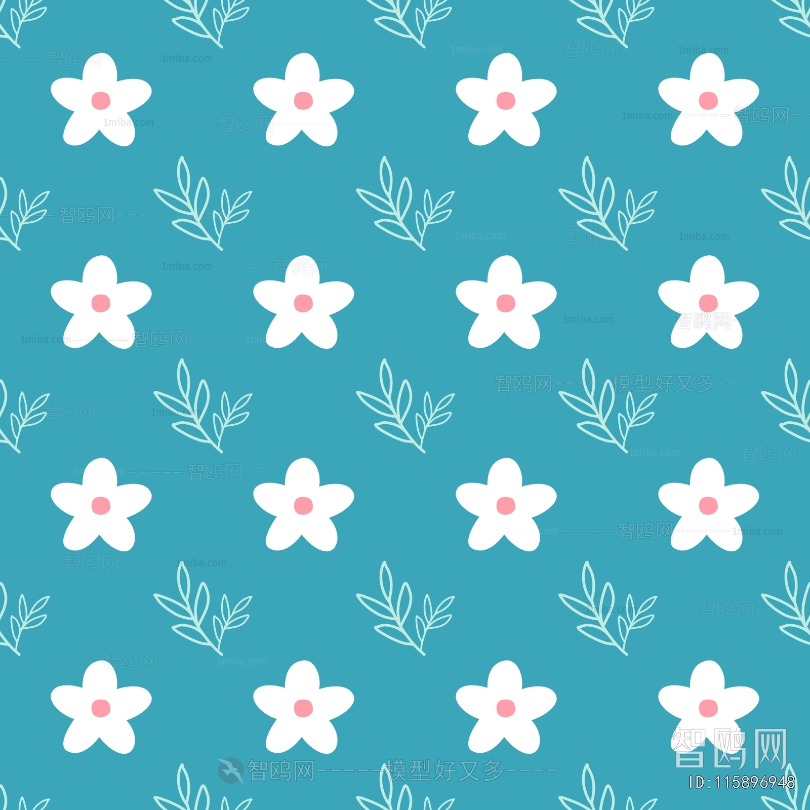 Animal And Plant Pattern Wallpaper