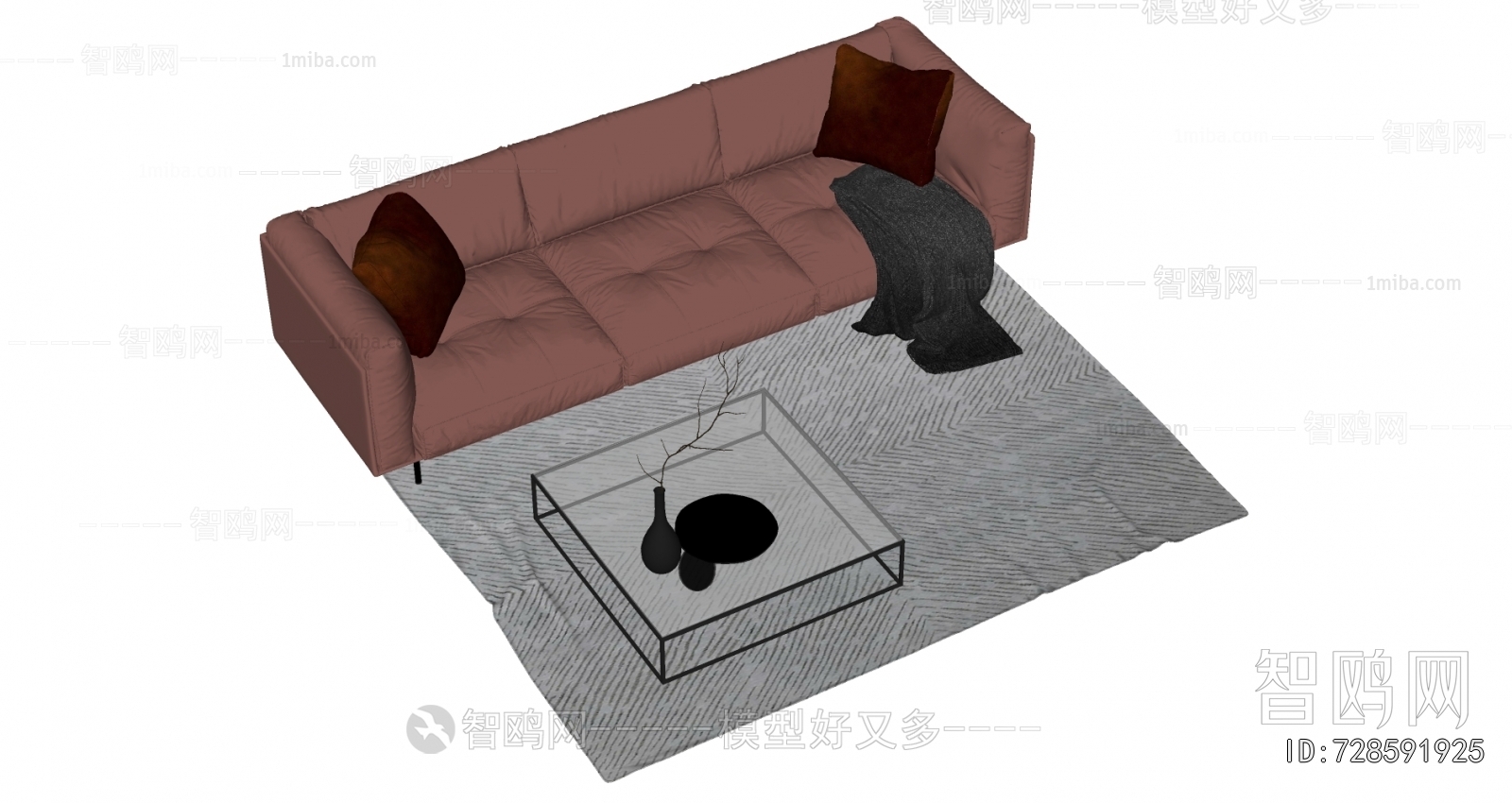 Modern Three-seat Sofa