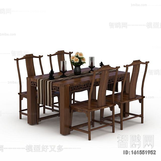 New Chinese Style Dining Table And Chairs