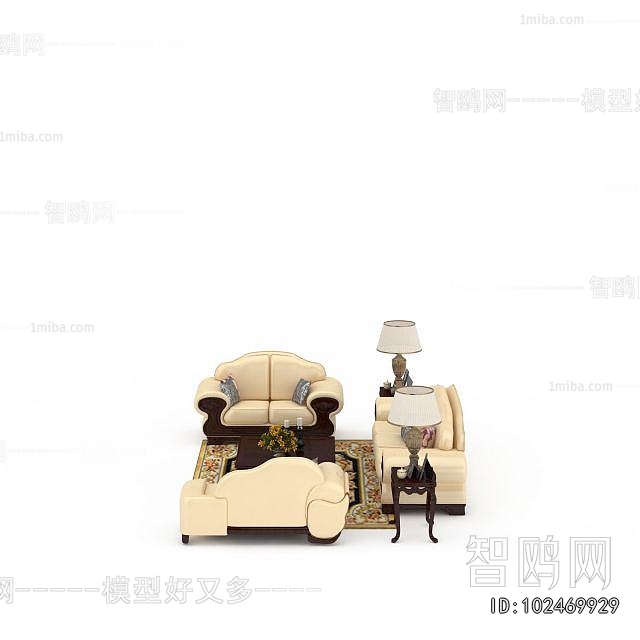 European Style Sofa Combination