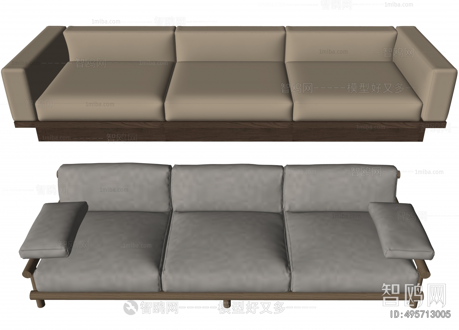 Modern Three-seat Sofa
