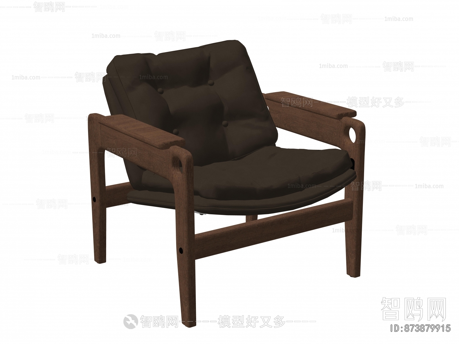 Wabi-sabi Style Lounge Chair