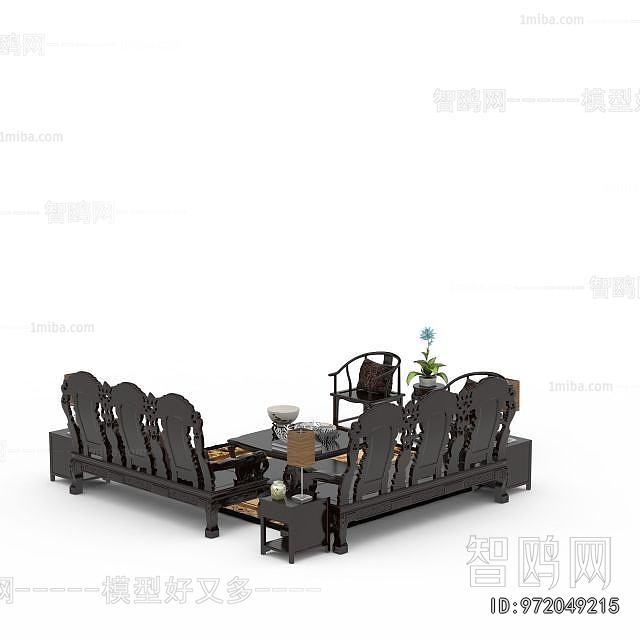 New Chinese Style Sofa Combination