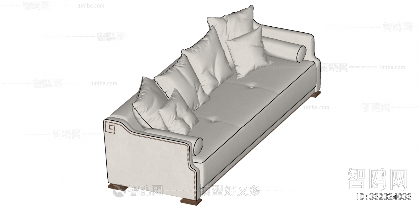 Modern Three-seat Sofa