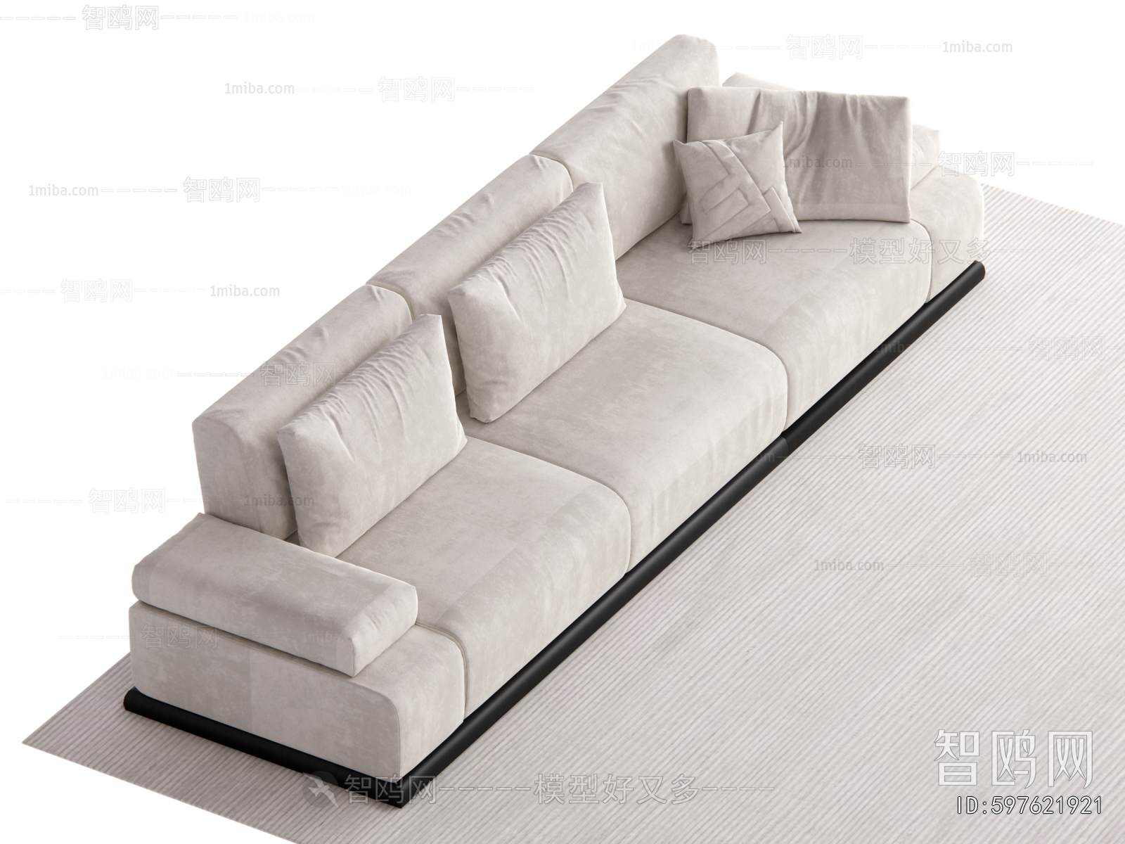 Modern Three-seat Sofa