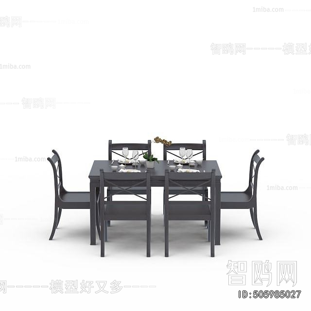 American Style Dining Table And Chairs