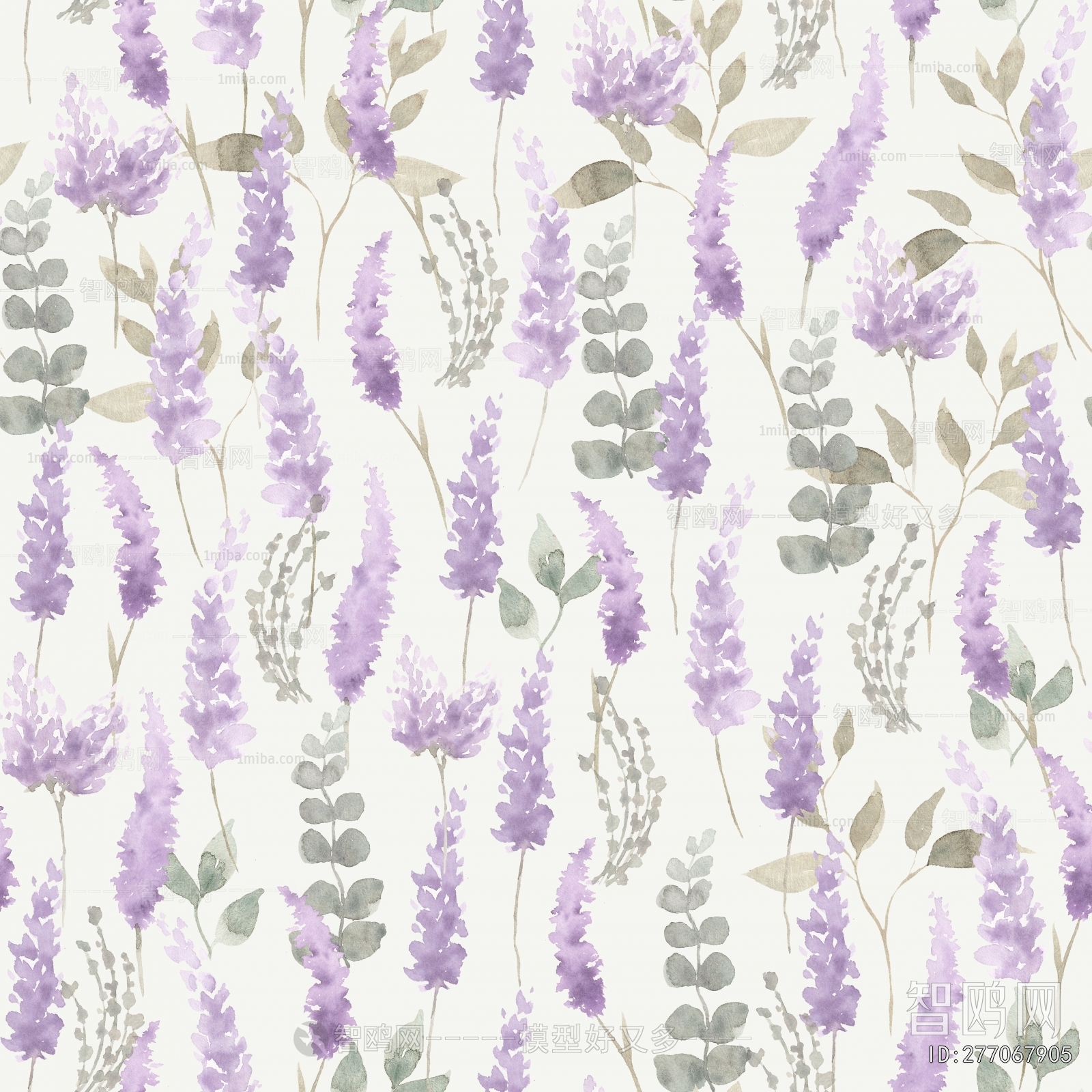 Animal And Plant Pattern Wallpaper