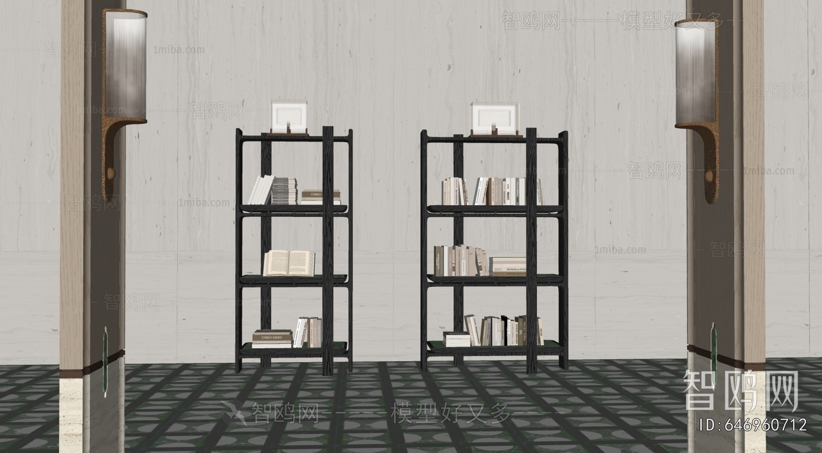 New Chinese Style Bookshelf