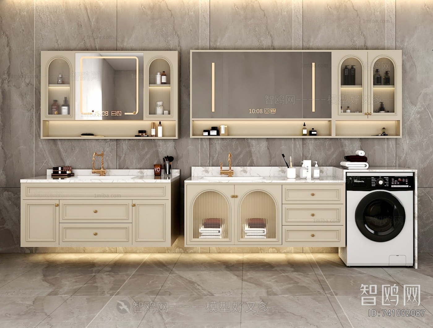 French Style Bathroom Cabinet