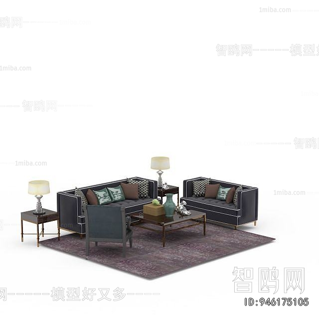 Simple European Style Sofa Combination
