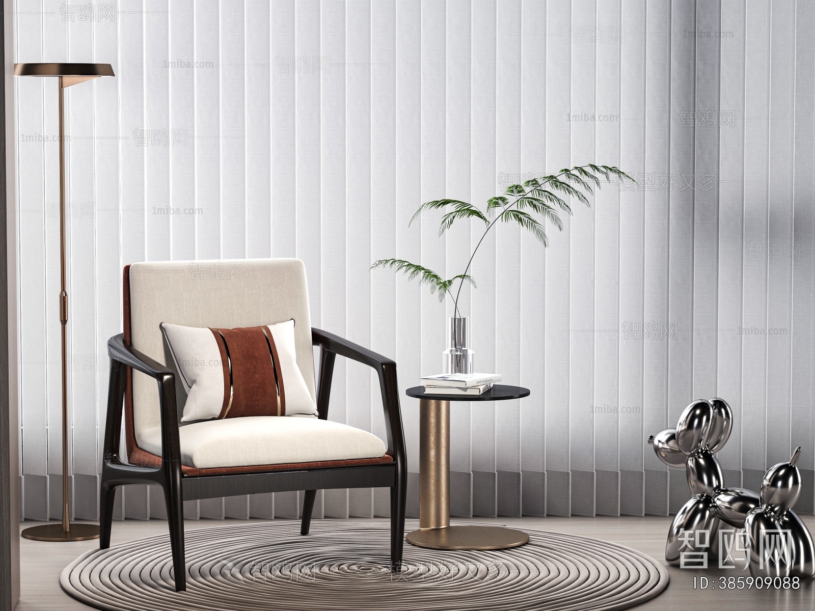 New Chinese Style Lounge Chair