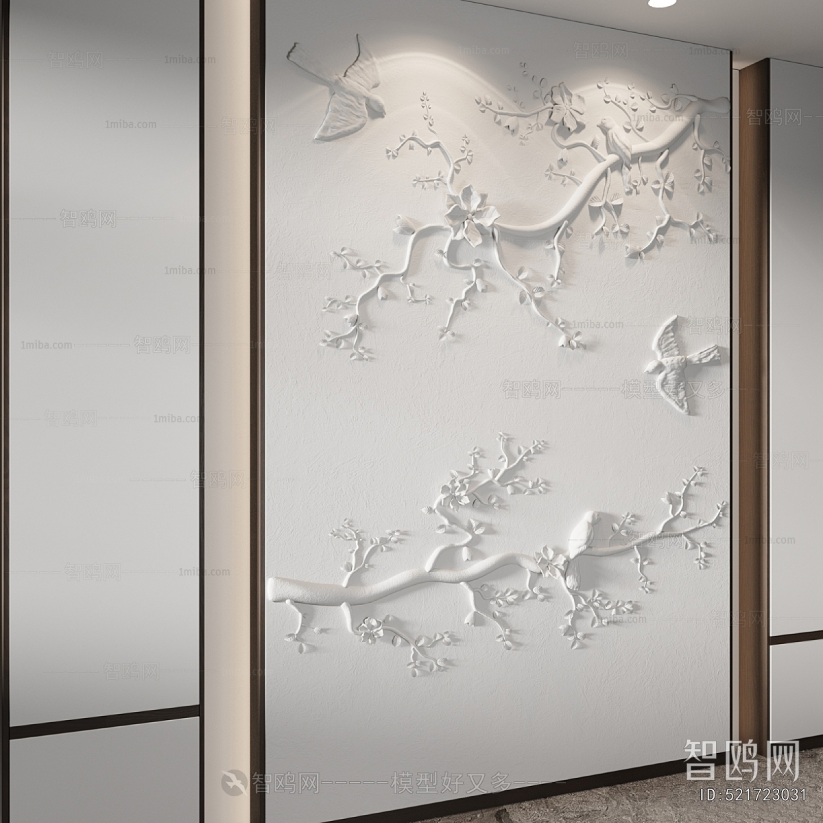 New Chinese Style TV Wall