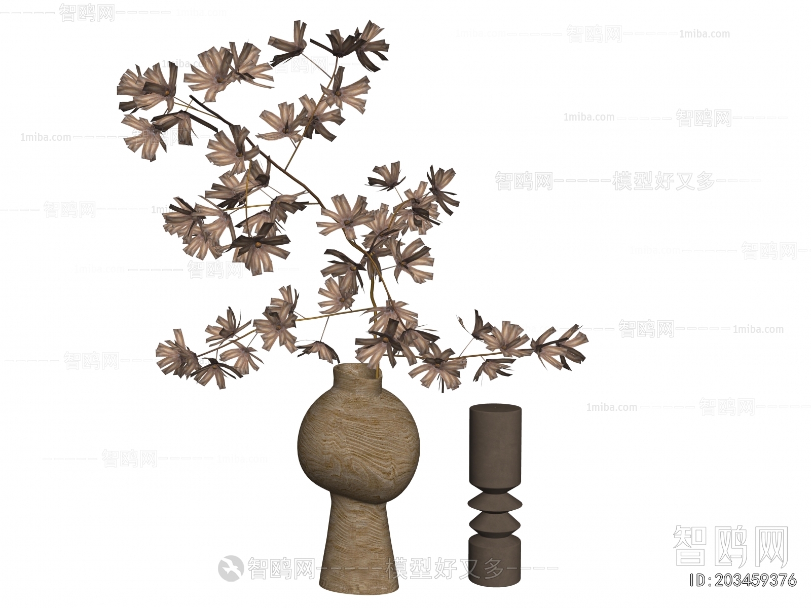 Wabi-sabi Style Dried Branch